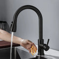Smart Touchless Kitchen Faucets Crane For Sensor Kitchen Water Tap Sink Mixer Rotate Touchless Faucet Sensor Water Mixer