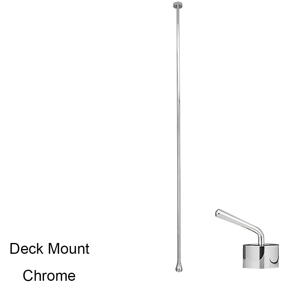 Water Drop Ceiling Mounted Bathroom Faucet Solid Brass Wall Mounted Hot Cold Water Sink Mixer Tap for Basin Bathtub