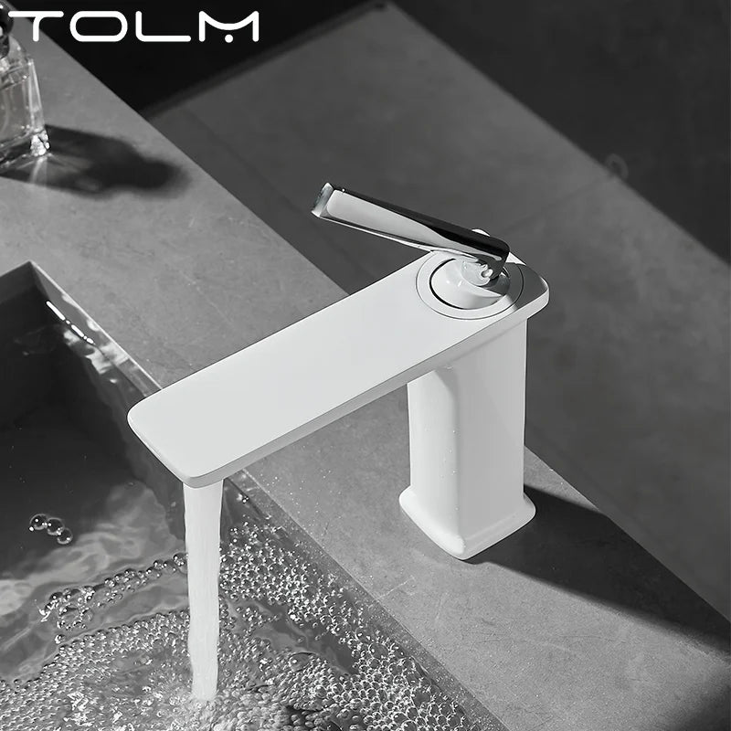 Basin faucet bathroom washbasin faucet hot and cold basin sink faucet bathroom faucet brushed gold faucet