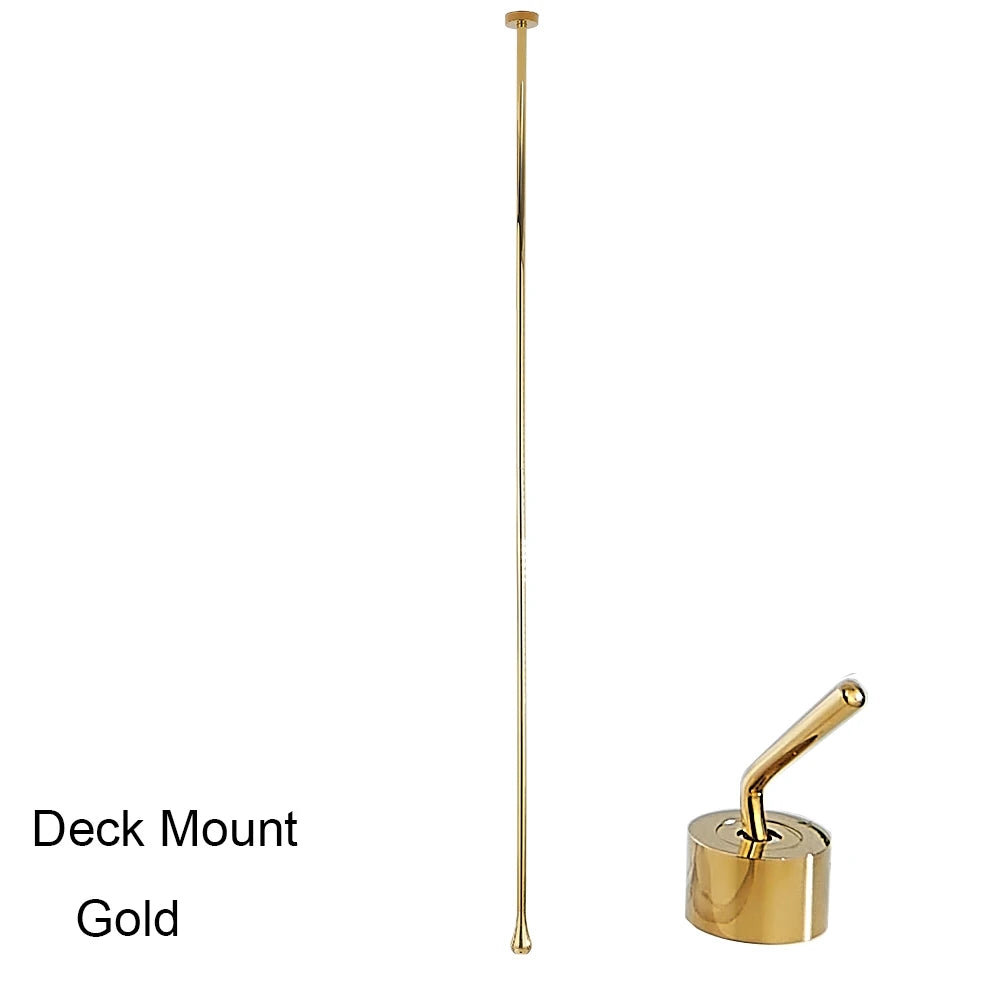Water Drop Ceiling Mounted Bathroom Faucet Solid Brass Wall Mounted Hot Cold Water Sink Mixer Tap for Basin Bathtub
