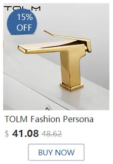 TOLM 3PCS Bathroom Bathtub Faucet Basin Faucet Deck Mounted Spa Tub Mixer Tap Cold Hot Mixer Waterfall Matte Black White Color