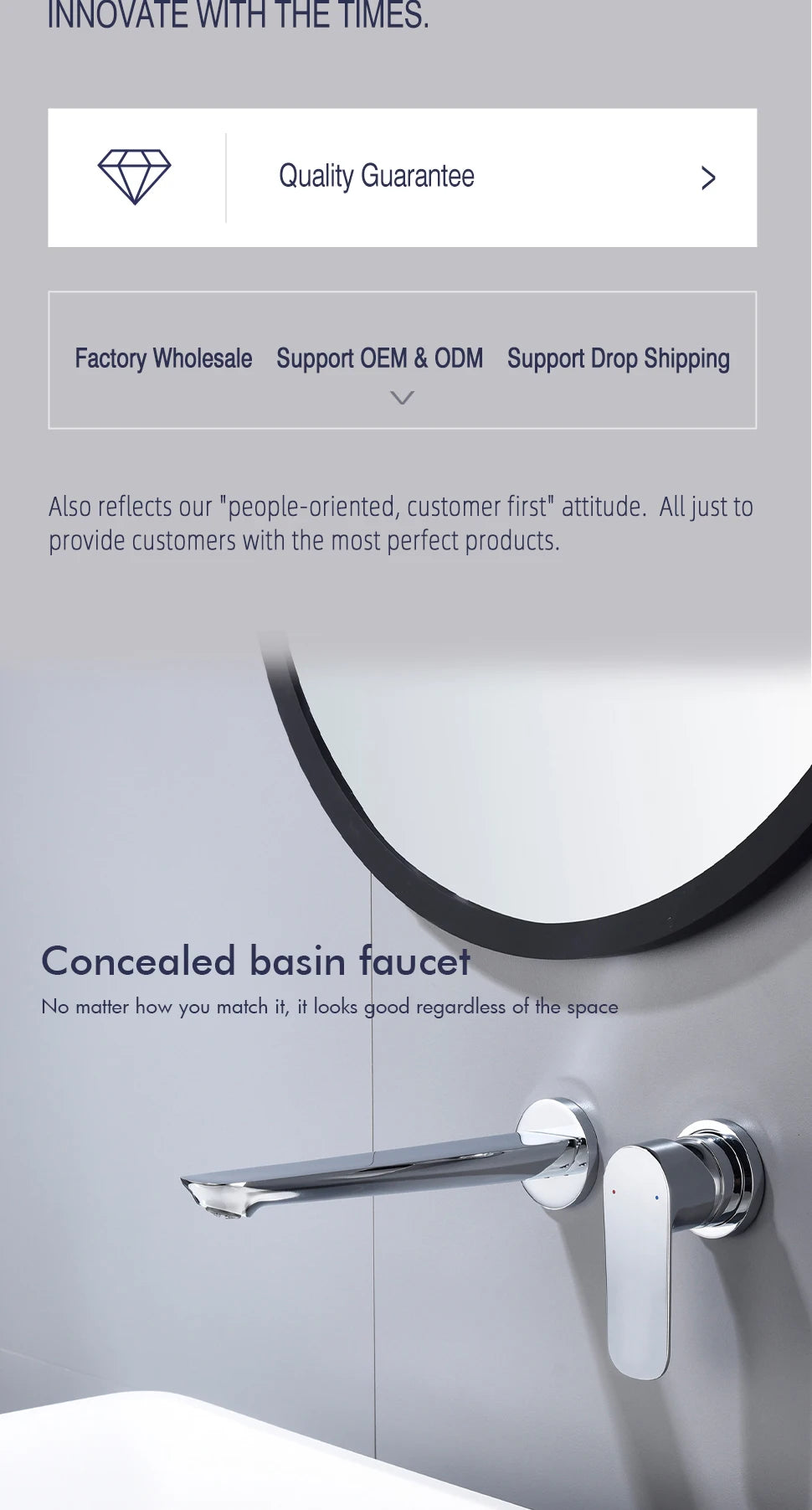 Bathroom wall mounted faucet concealed mixer bathroom wall tap hot and cold wall mixer basin Sink Faucet Single Handle Hot Cold