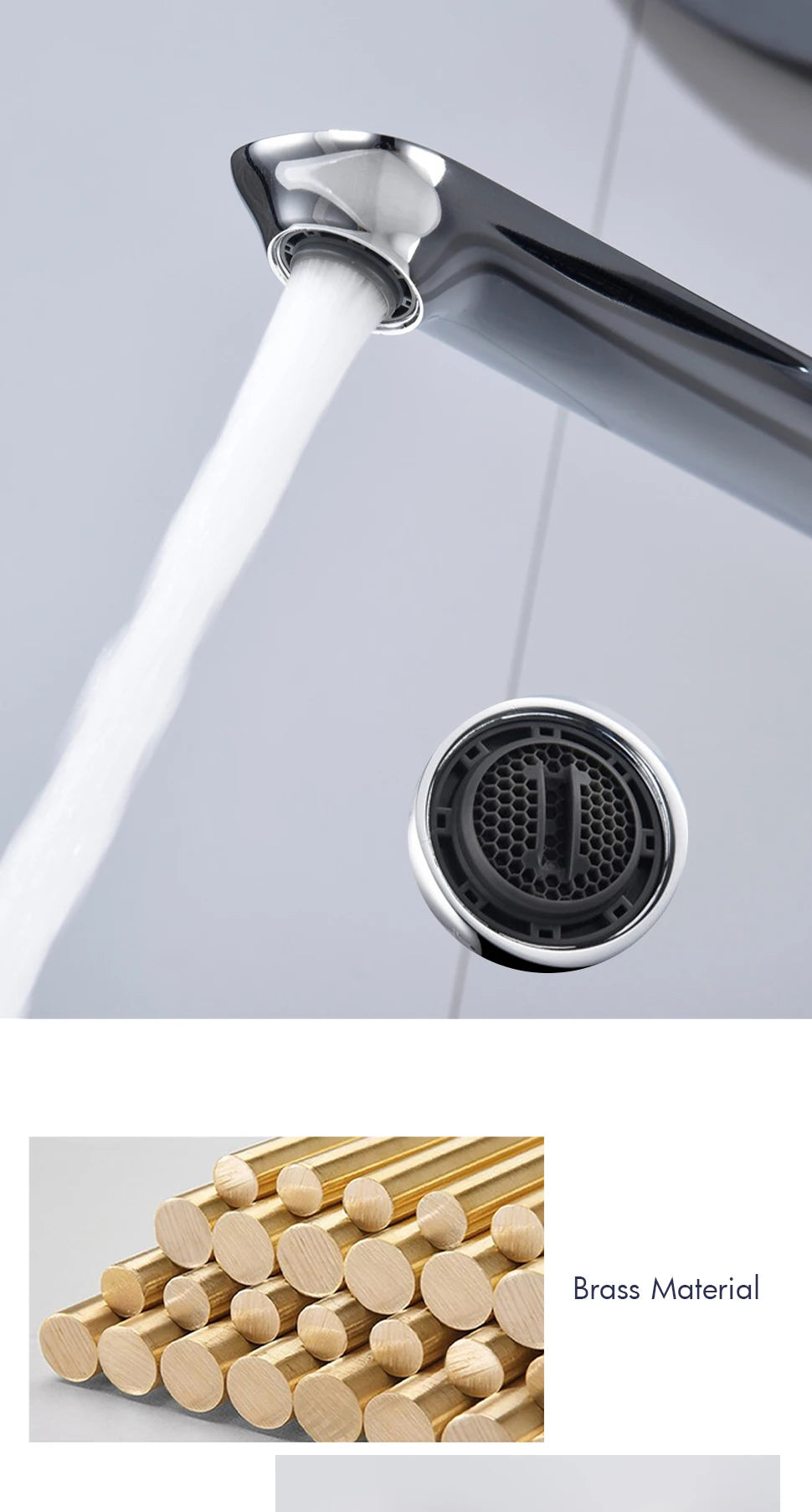 Bathroom wall mounted faucet concealed mixer bathroom wall tap hot and cold wall mixer basin Sink Faucet Single Handle Hot Cold