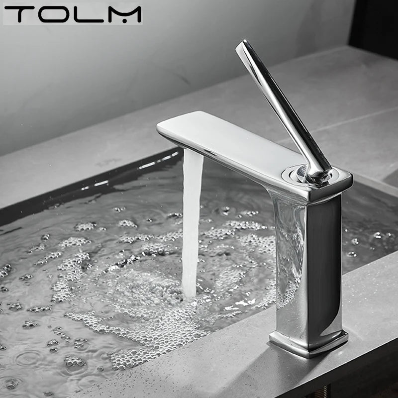 Basin faucet bathroom washbasin faucet hot and cold basin sink faucet bathroom faucet brushed gold faucet