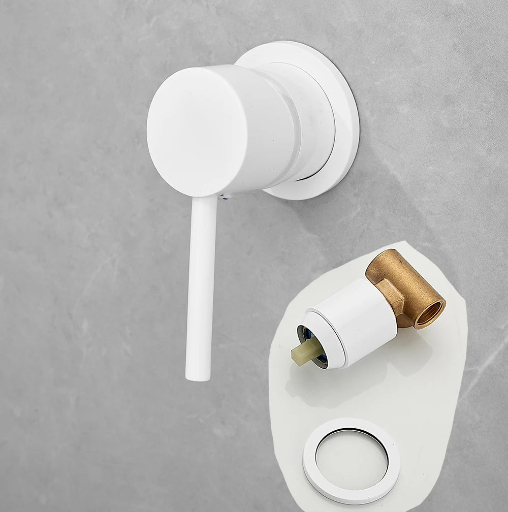 Water Drop Ceiling Mounted Bathroom Faucet Solid Brass Wall Mounted Hot Cold Water Sink Mixer Tap for Basin Bathtub